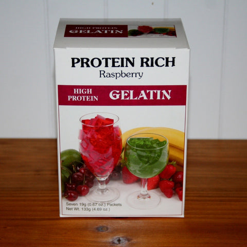 Protein Jello-Raspberry